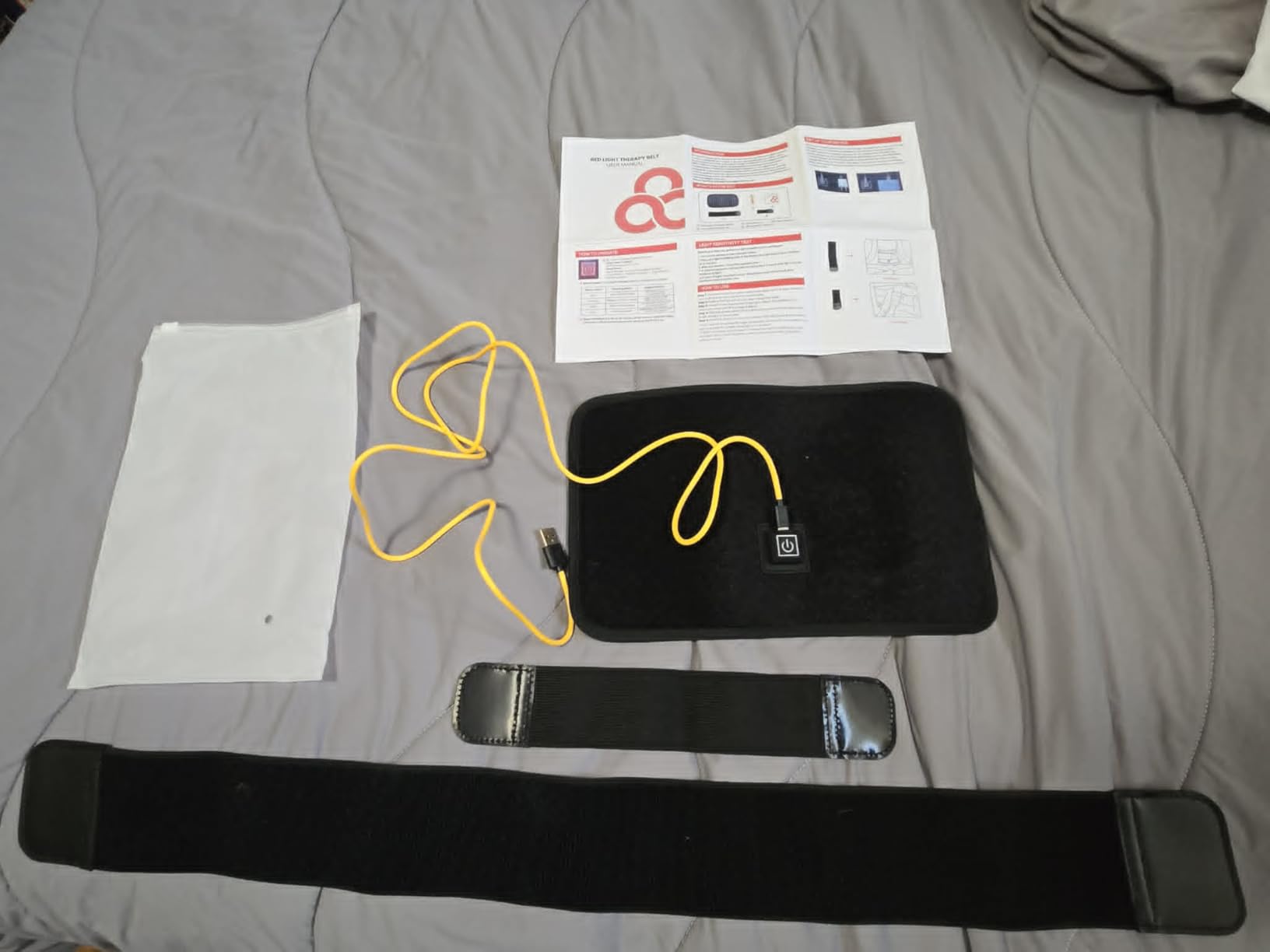 LTW Upgraded Red Light Therapy Belt, 290 LEDs Infrared Red Light Therapy for Body, 660nm & 850nm Near Infrared Wrap with Vibration for Back Pain Relief, Waist, Belly, Shoulder customer photo 2