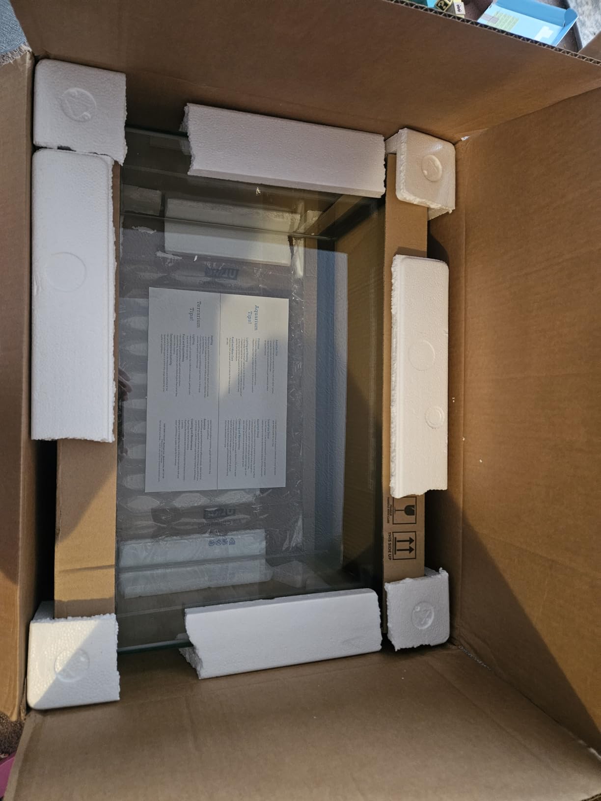 SubstrateSource 20 Gallon Glass Aquarium - 24 x 12.5 x 17.25 in - Large Clear Rectangular Rimmed Freshwater/Saltwater Fish Tank for Betta, Goldfish, Guppy, Shrimp for Home or Office Aquascaping customer photo 1