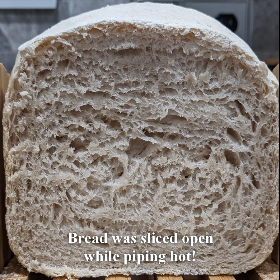 KBS 19-in-1 Programmable Bread Maker, 2LB Bread Machine with Healthy Ceramic Pan, Stainless Steel Bread Maker Machine with 15H Timer& 1H Keep Warm, Sourdough, Gluten Free, 3 Crust Colors, 53 Recipes customer photo 1