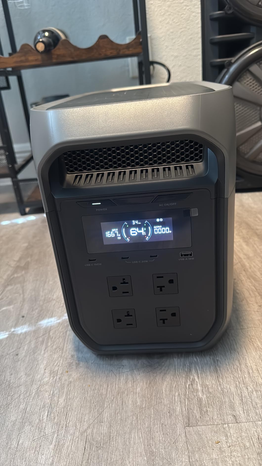 DELTA 3 Max Portable Power Station, 2048Wh LFP Battery, 2400W | 3400W X-Boost Output, Ultra-Fast 0-80% Charging in 1.13 Hr, Home Backup & RV Camping, Solar Generator customer photo 2