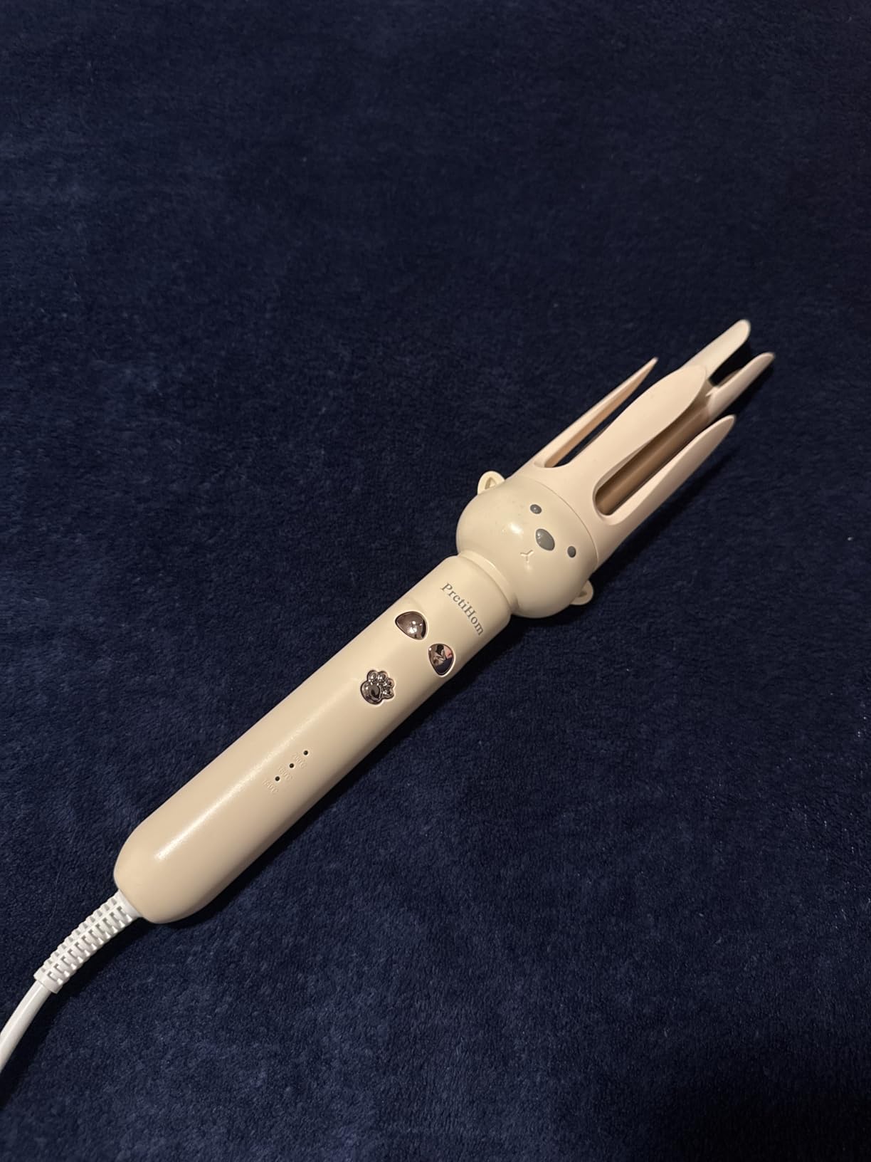 PretiHom Automatic Rotating Curling Iron - 1.1 Inch (28mm) Curling Wand for Beach Waves, Anti-Scald, Anti-Tangle, Ceramic Coating, Dual Voltage, Hair Curler for Women, All Hair Types customer photo 1
