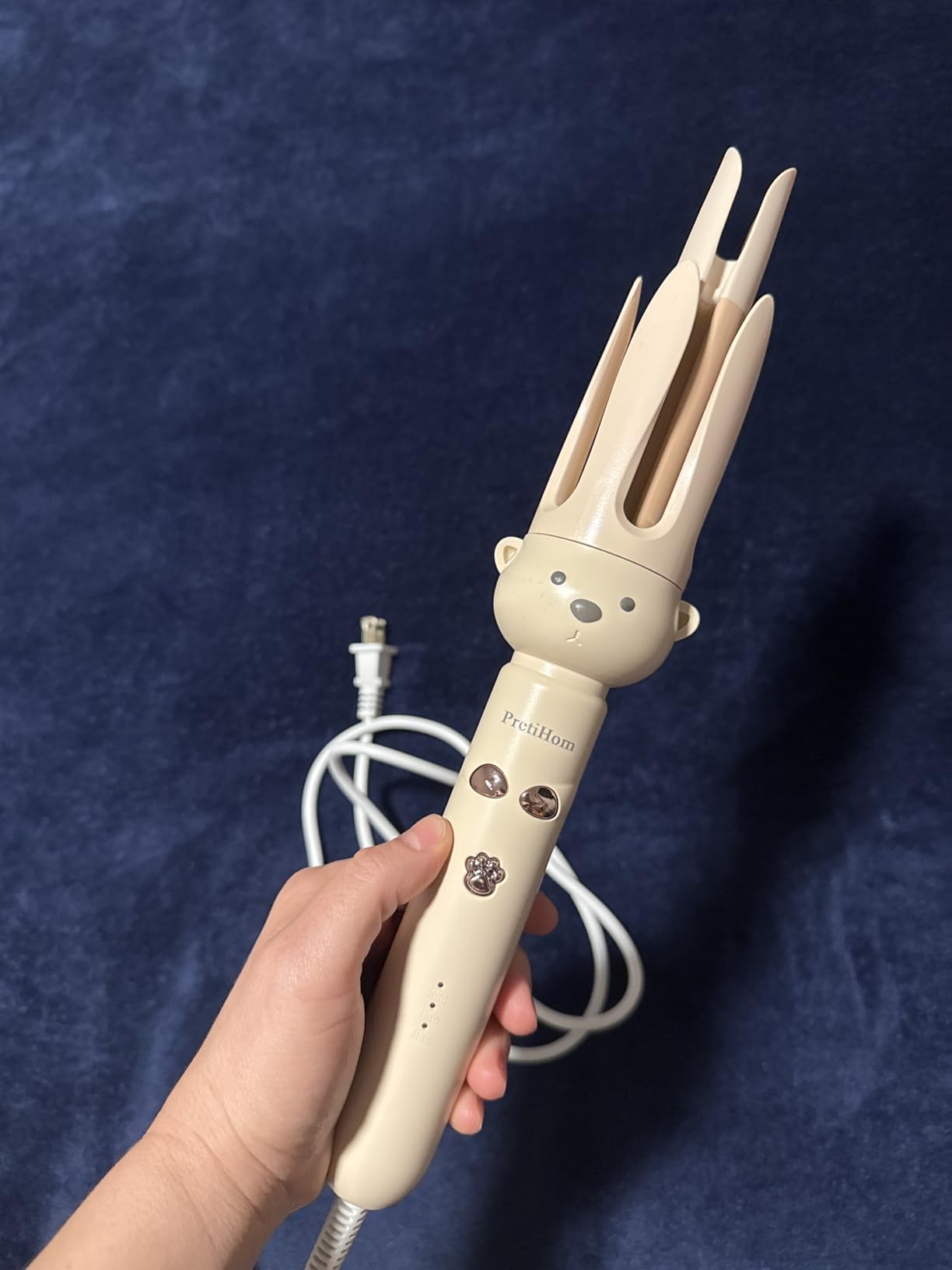 PretiHom Automatic Rotating Curling Iron - 1.1 Inch (28mm) Curling Wand for Beach Waves, Anti-Scald, Anti-Tangle, Ceramic Coating, Dual Voltage, Hair Curler for Women, All Hair Types customer photo 2