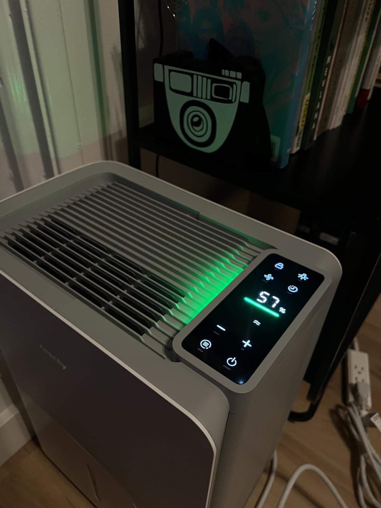 AEOCKY 50 Pint/Day Compressor Dehumidifier, 3500Sq.Ft for Basement, Home, Bedroom, Bathroom, with Drain Hose, Intelligent Humidistat, Quiet customer photo 2