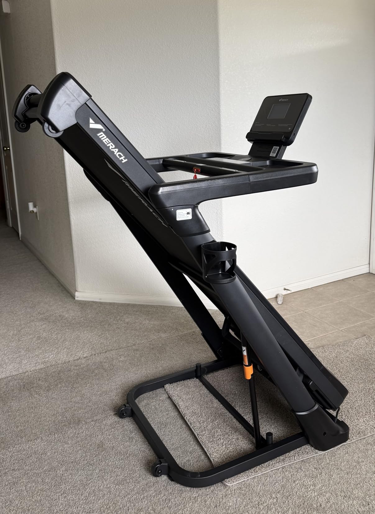 MERACH Treadmill with 15/18% Auto Incline, 55