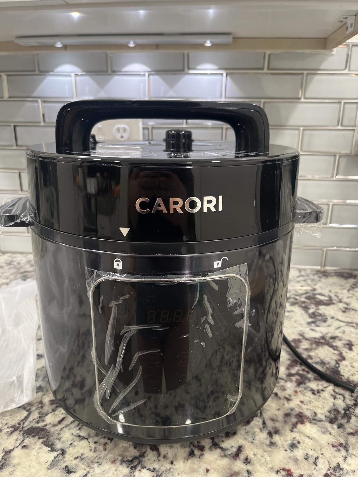12-in-1 Electric Pressure Cooker 8 Quart, 1200W Multi-Cooker with Stainless Steel Pot, Slow Rice Cooker, Saute, Steamer, Yogurt and Food Warmer, Delay Timer, Black customer photo 2