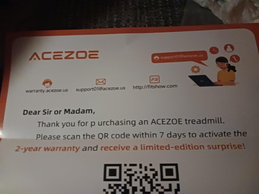 Acezoe Walking Pad with 12% Incline & Height-Adjustable Handlebar, 5-in-1 Foldable Treadmill for Home & Office, Portable Under Desk Treadmill with LED Display & App Control customer photo 2