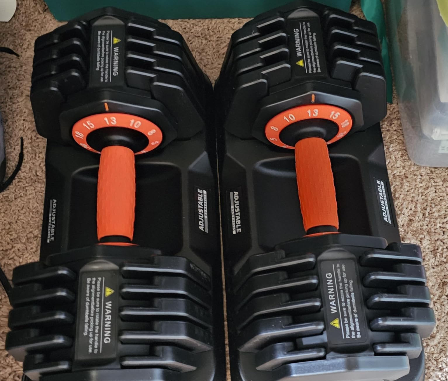 2026 Upgrade Adjustable Dumbbell Set 25lb/55lb, Small Increment in 3-6lb, 1 Hand Quick-Dial, 10-in-1 Adjustable Dumbbells with Tray, Anti-Slip Grip for Home Gym HIIT Strength Training customer photo 2