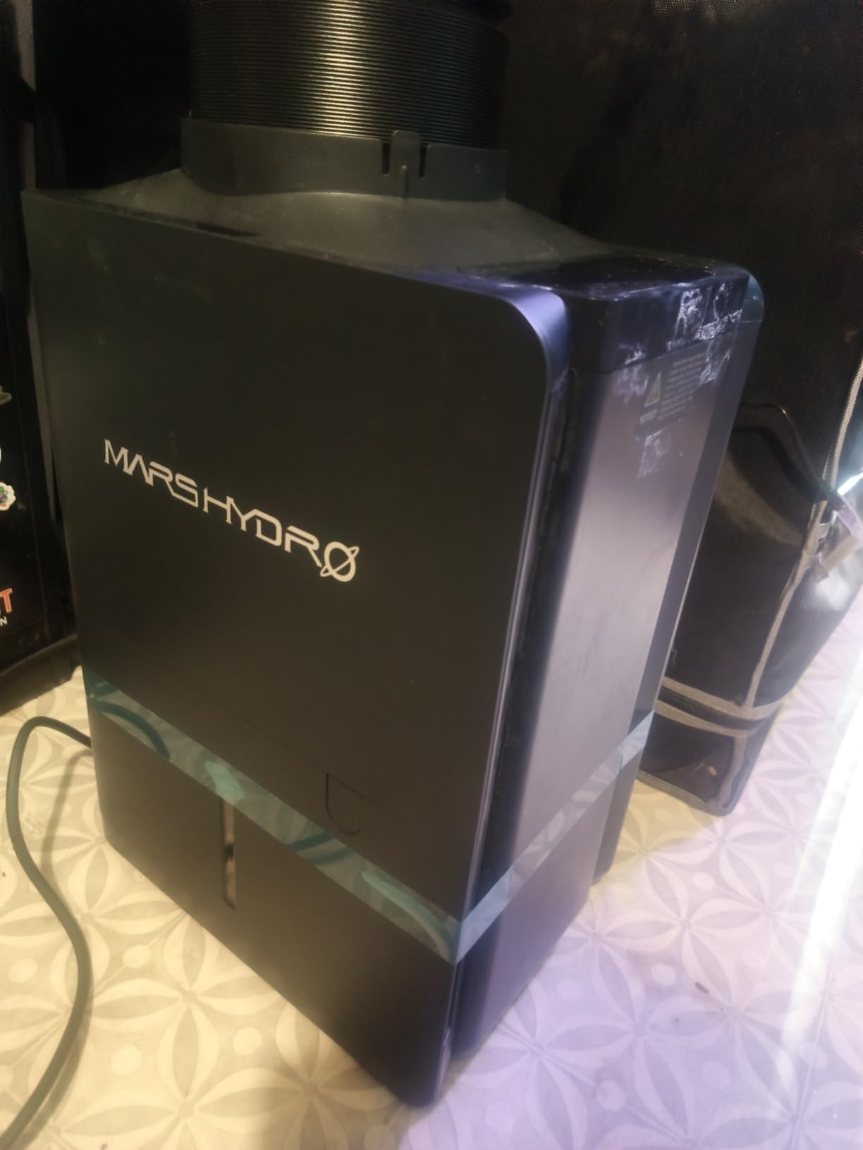 MARS HYDRO 38 Pints Plant Dehumidifier 18L/day for Grow Tent & Home | with Digital Temperature & Humidity Control Display, 2.1L Water Tank, Air Duct, Drain Hose & Washable Filter customer photo 2