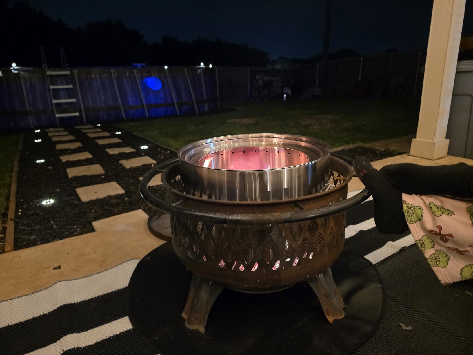 Golabs Smokeless Portable Fire Pit, 19.5