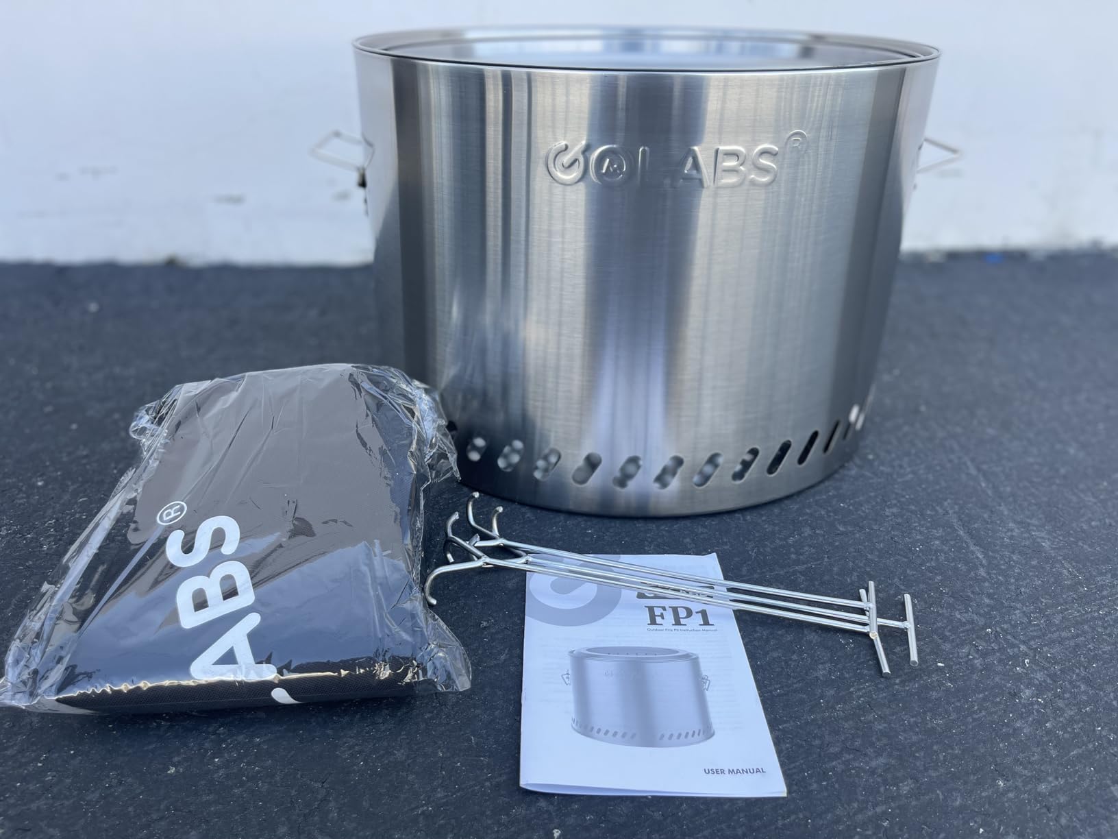Golabs Smokeless Portable Fire Pit, 19.5