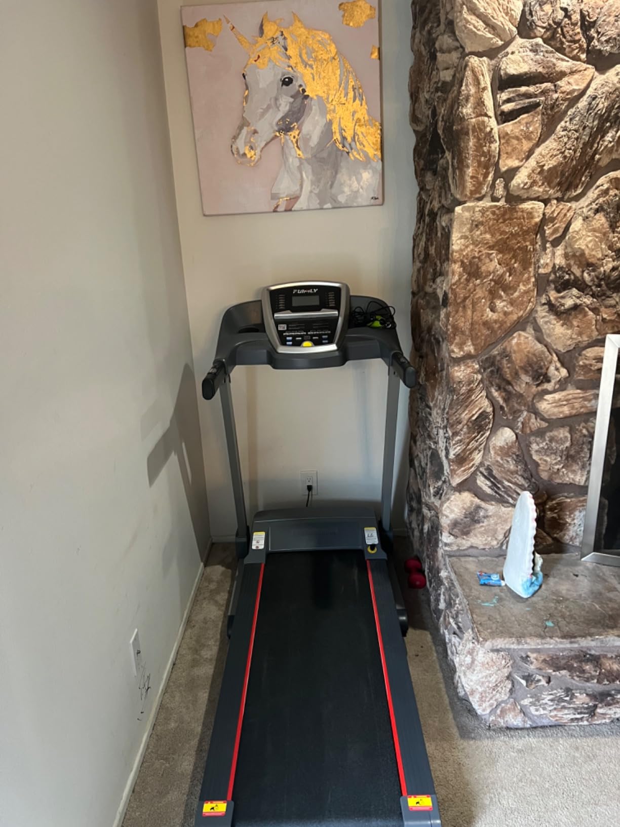 FUNMILY Walking Pad Treadmill with Incline - 3.5HP Foldable Treadmills with 10
