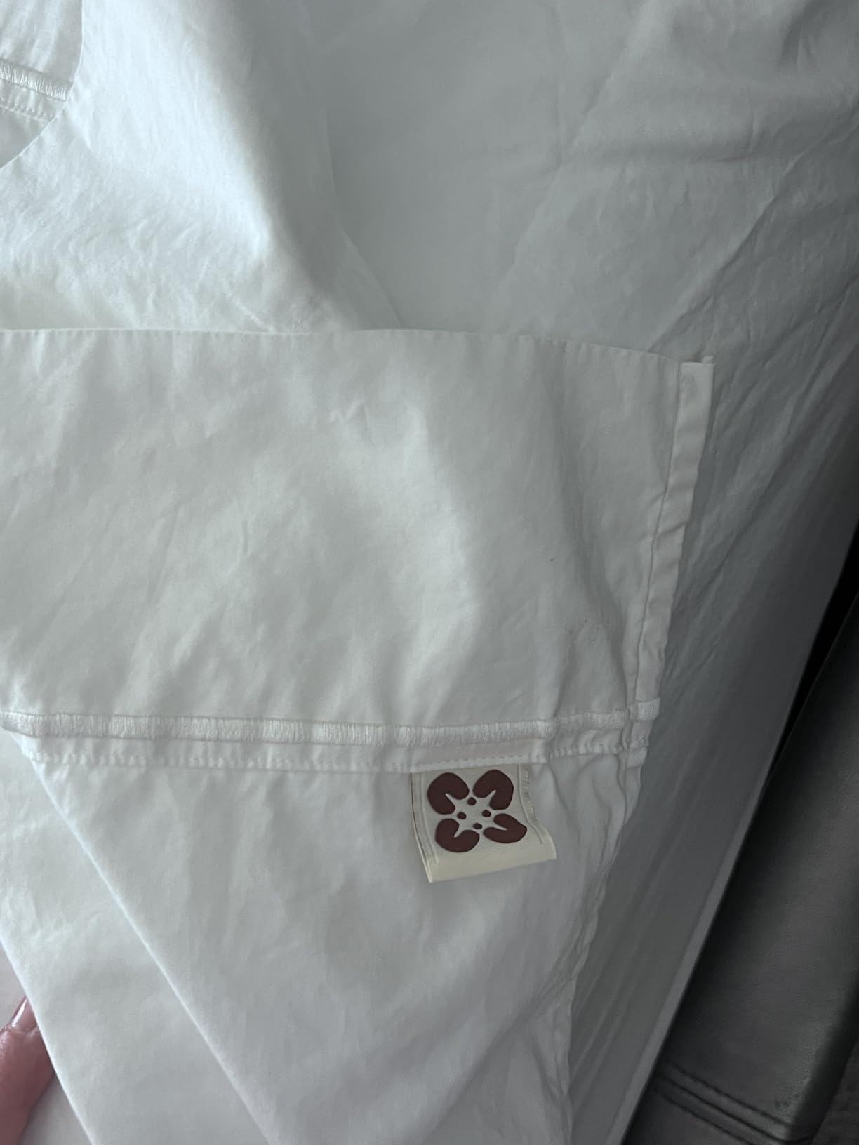Bedsure 100% Giza Egyptian Cotton Sheets King Size - Luxury Hotel Sheets 18 Inches Deep Pocket with 4 Corner Straps, PureWoven Soft & Breathable Sateen Weave Bedsheets (White, King) customer photo 1