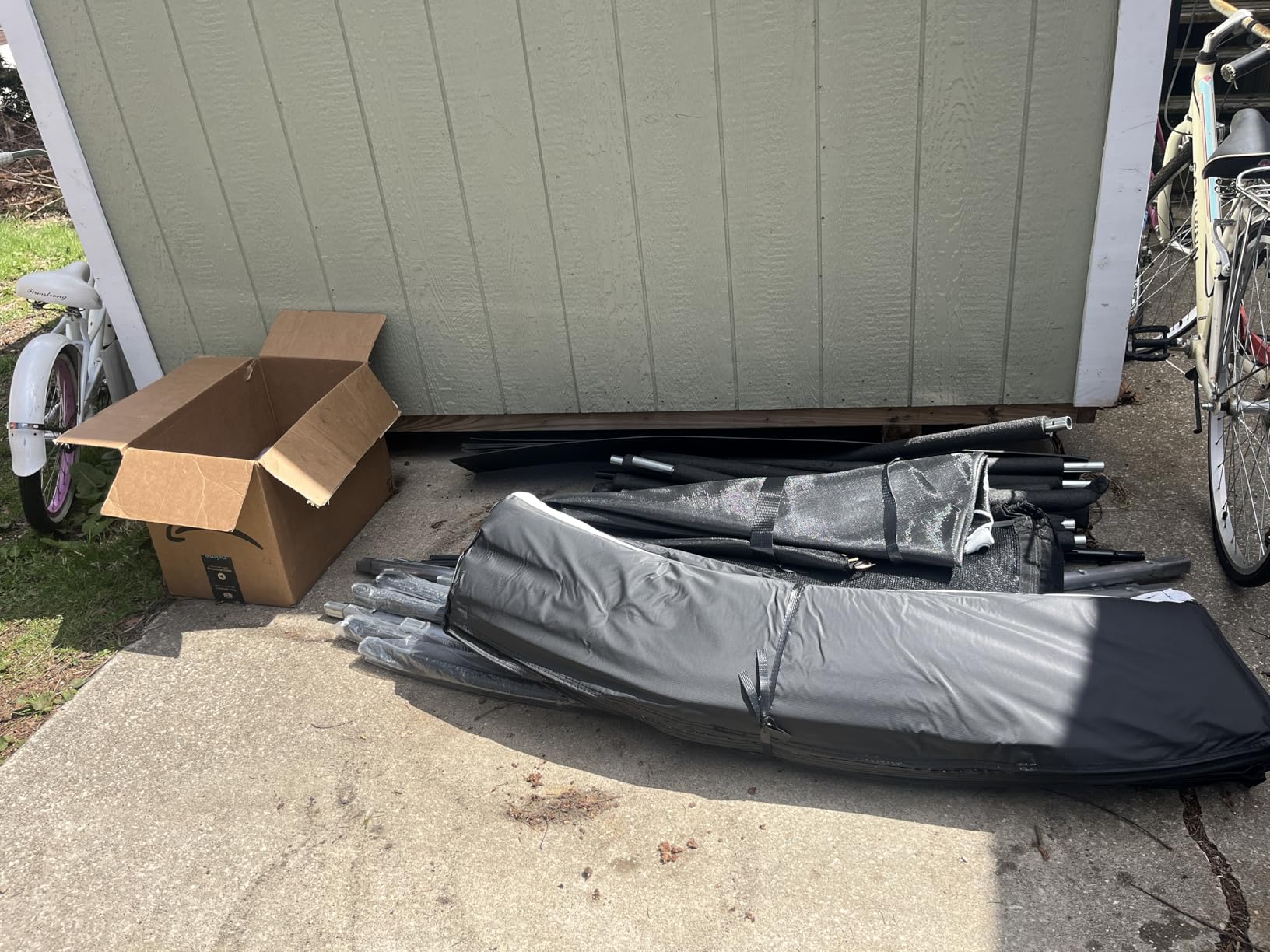 Round In-Ground Trampoline - Heavy-Duty Flush-to-Ground Outdoor Jumping Mat with Galvanized Frame, Safety Padding & Easy Install Kit | 12 or 14 Diameter customer photo 2