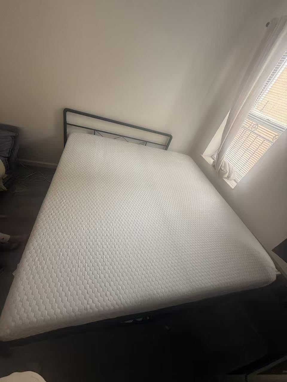 12 Inch King Memory Foam Mattress, Dual Zone Design (Firm & Soft), Cooling Gel King Mattress in a Box for Couples, Back Pain Relief, Icesilk Removable Cover, Fiberglass Free, CertiPUR-US customer photo 1