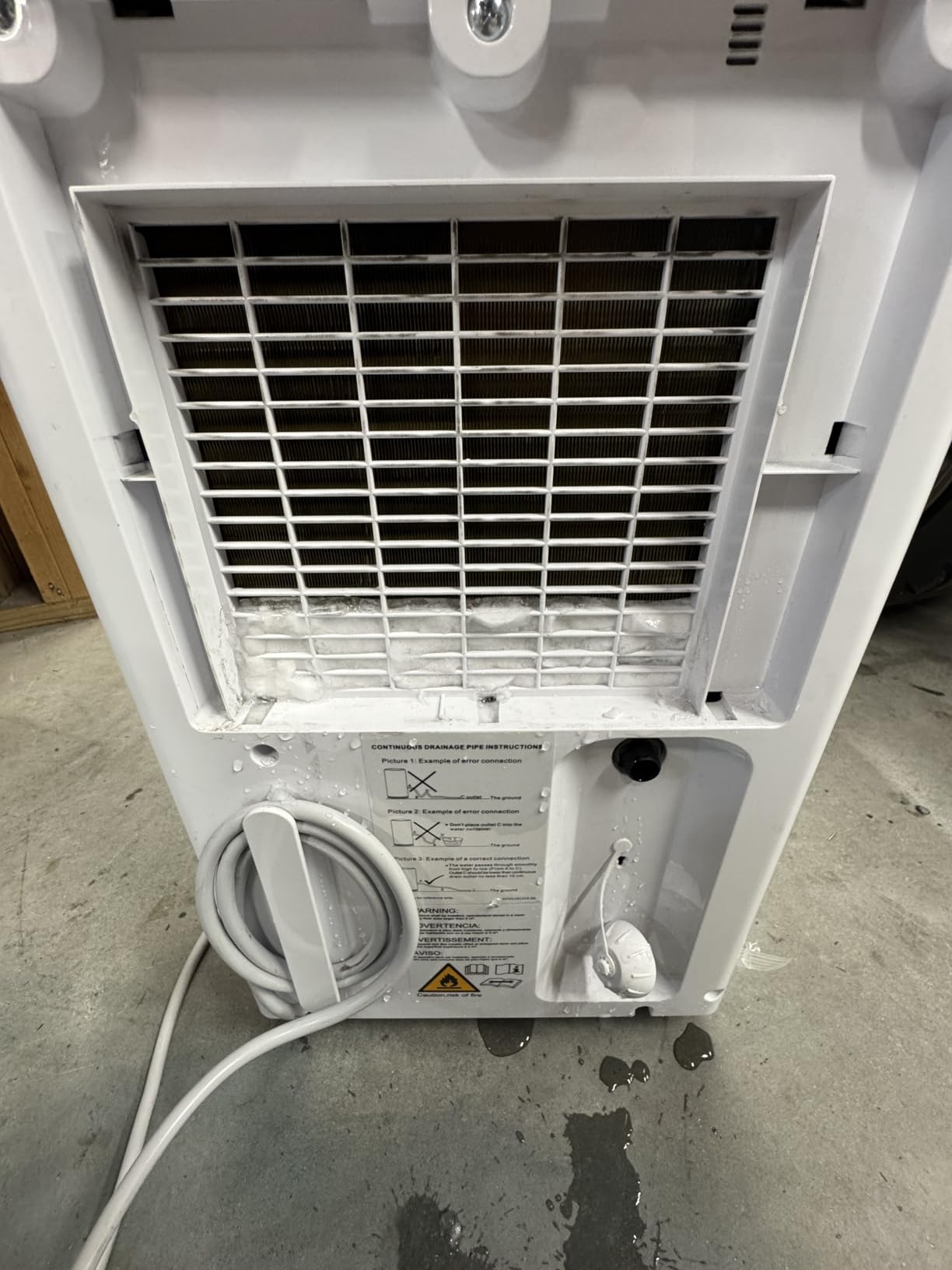 75 Pints Crawl Space Dehumidifier with Pump and Drain Hose, Commercial Dehumidifier for Basement up to 5,200 Sq. Ft for Water Damage, Attic, Garage, Industrial, Auto Defrost, Humidity Control customer photo 1