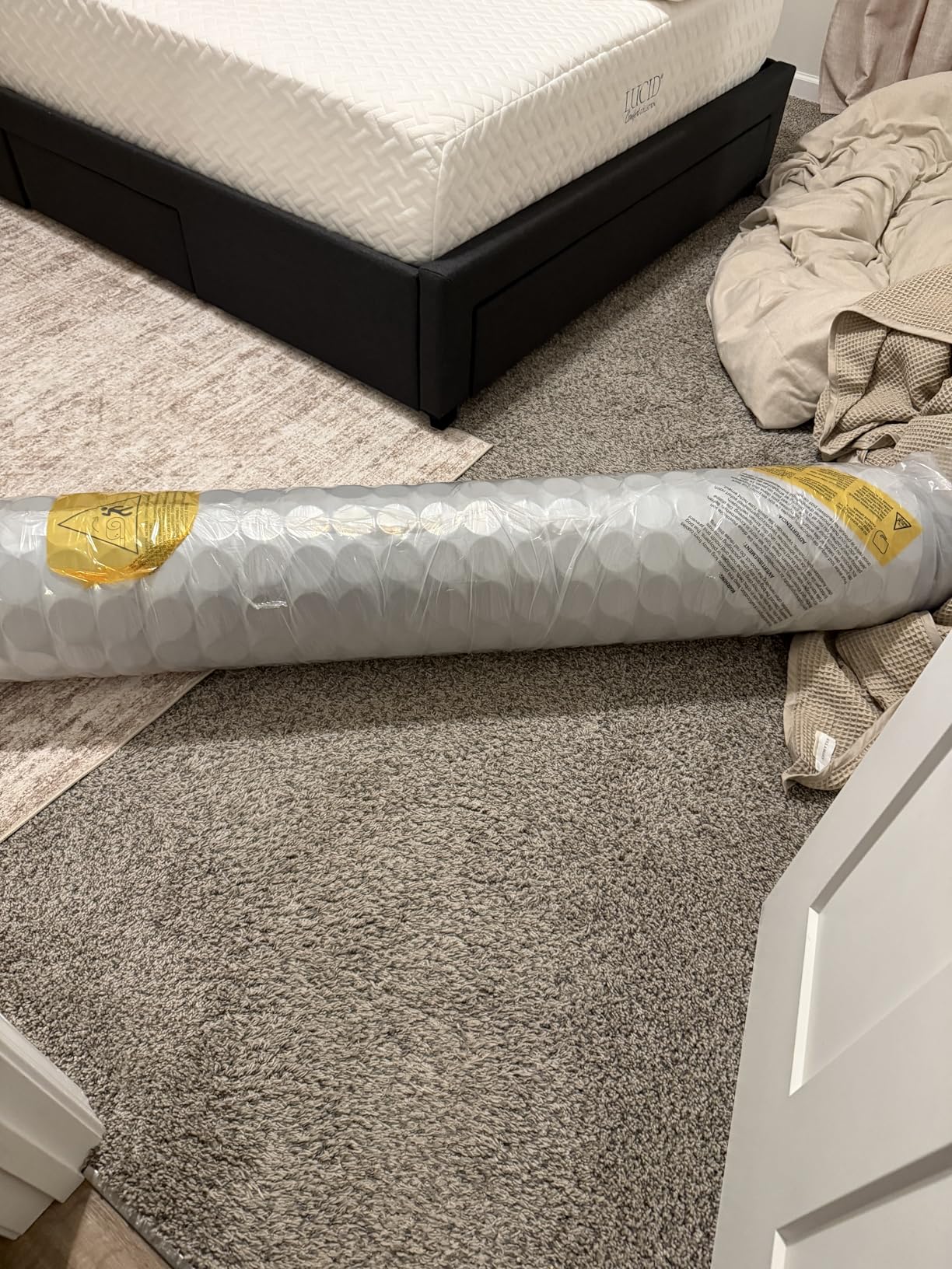 Sleepmax Ergonomic Queen Mattress 12 Inch Firm - Cooling Hybrid Mattress for Pressure Relief & Spine Alignment - Recovery-Grade Deep Sleep Bed in a Box - 365-Night Trial, Forever Warranty, Made in USA customer photo 1
