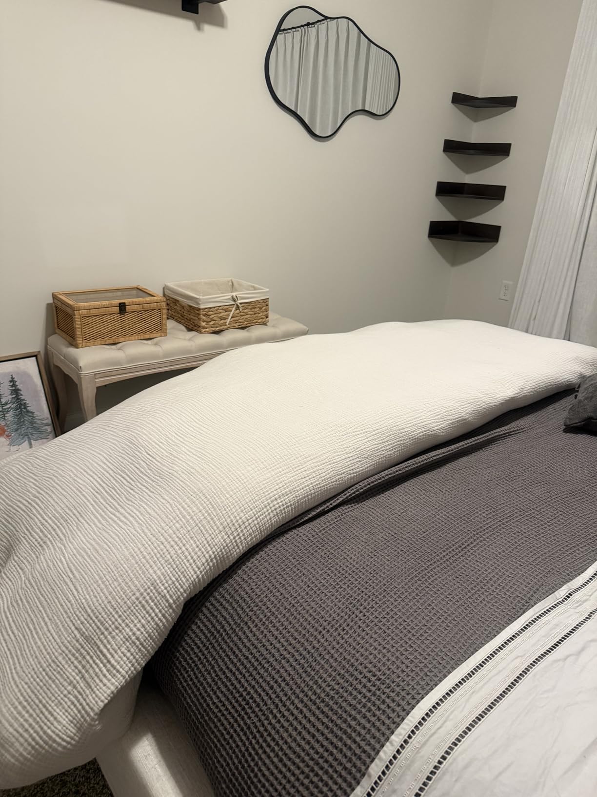 Sleepmax Ergonomic Queen Mattress 12 Inch Firm - Cooling Hybrid Mattress for Pressure Relief & Spine Alignment - Recovery-Grade Deep Sleep Bed in a Box - 365-Night Trial, Forever Warranty, Made in USA customer photo 2