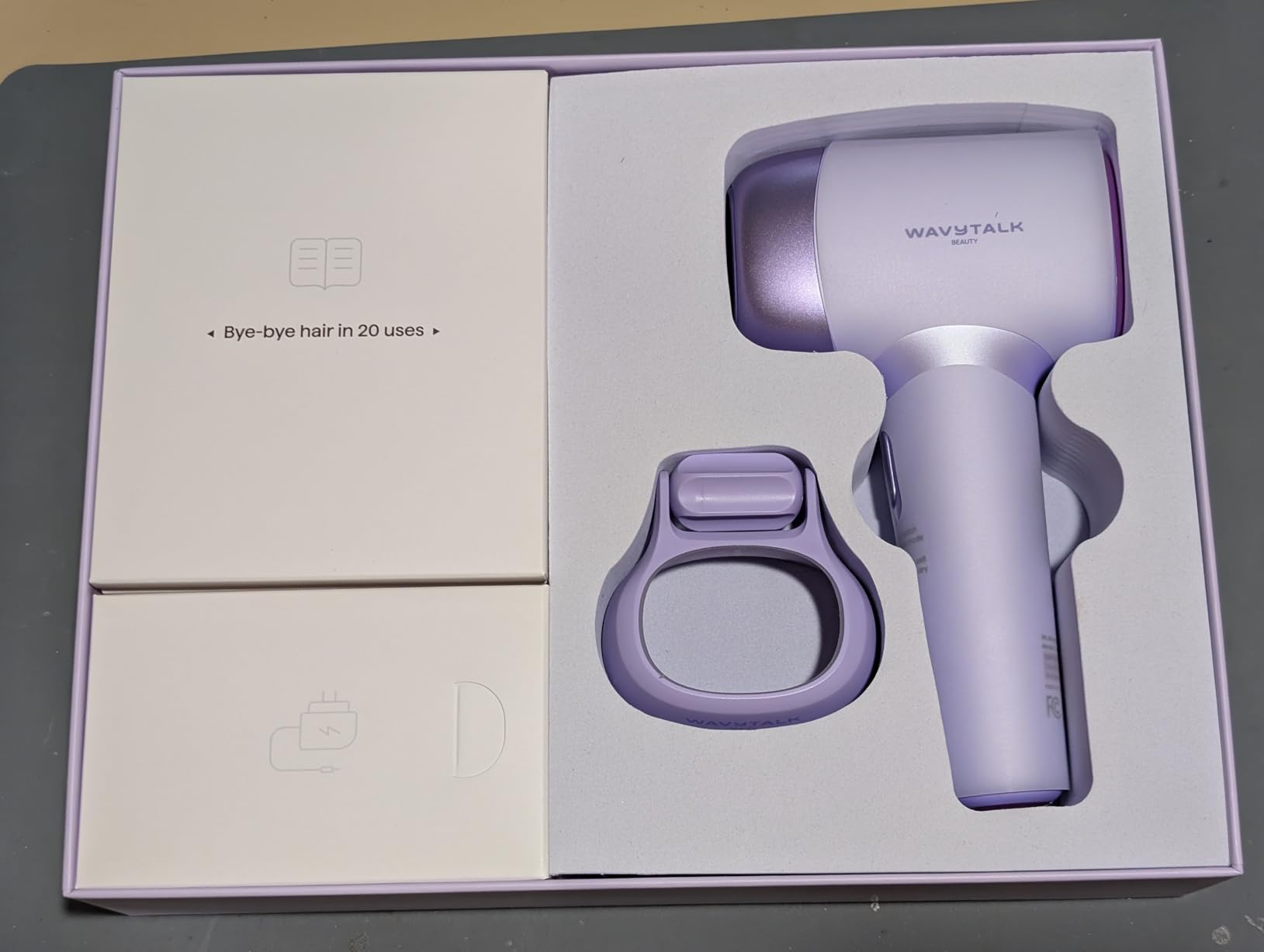 Wavytalk IPL Hair Removal Device, Bare It with Precision Roller for Face Body Bikini - Long-Lasting Result & Painless, 24J Dual-Pulse & Ice Cooling, At-Home Use for Women and Men, Corded customer photo 2