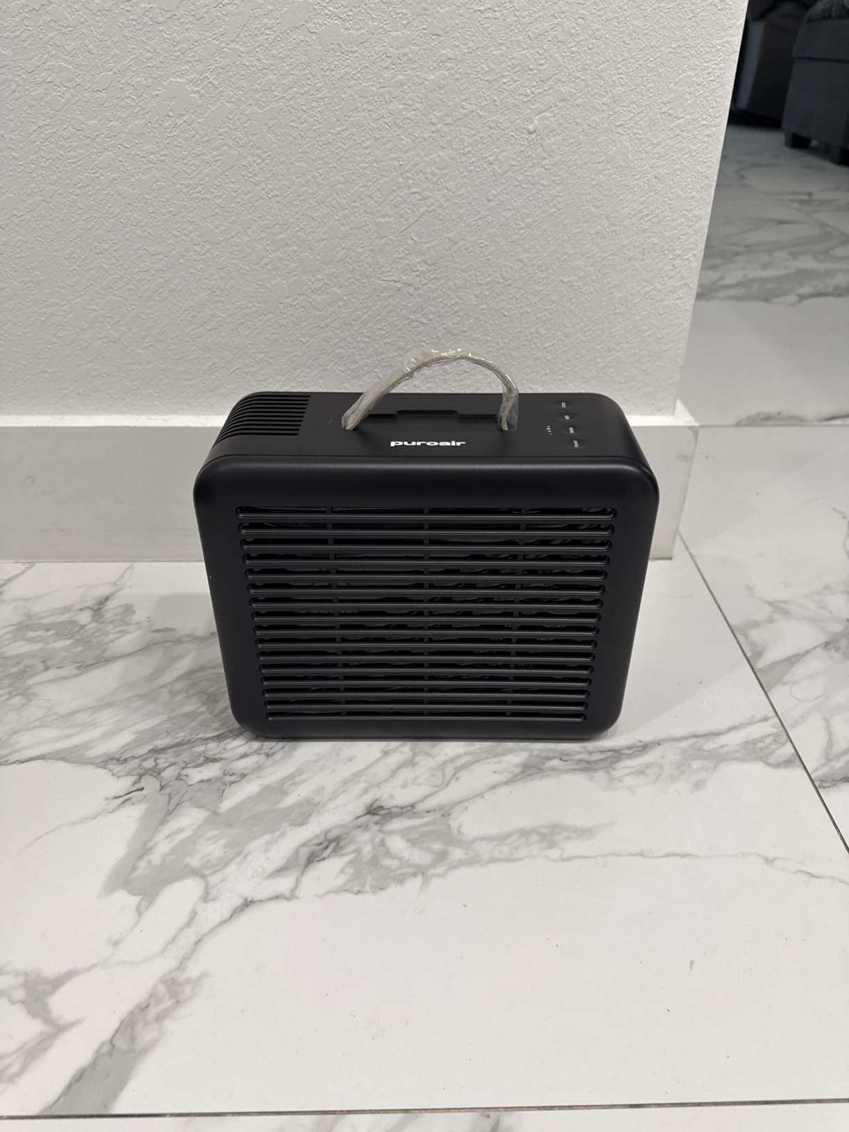 PuroAir Air Purifier 100i Smart HEPA Air Purifiers for Home Pets - Portable Small Air Purifier Filters up to 550 Ft² of Pollutants, Smoke, Pollen, Dust - Room Air Purifiers for Bedroom, Baby, Office customer photo 1