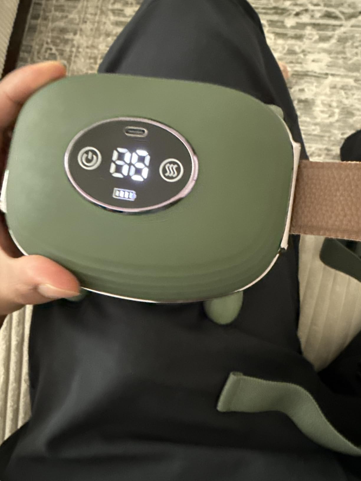 Human-Like Neck Massager with Heat for Pain Relief Deep Tissue, Cordless 4D Kneading Neck and Shoulder Massager Back Massager with Bionic Fingers Massage and Screen customer photo 1