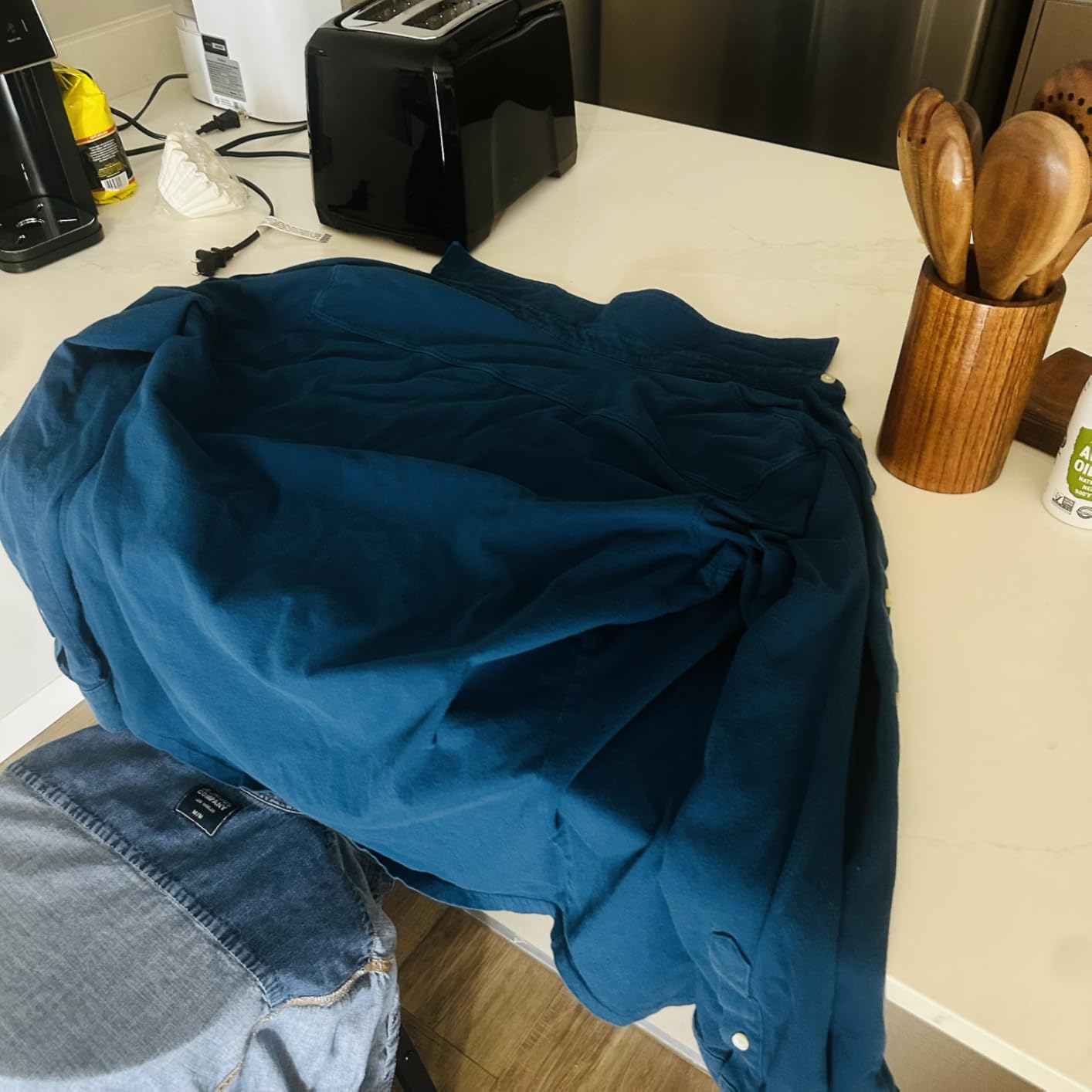 HiLIFE Steamer for Clothes, Portable Handheld Design, 240ml Big Capacity, 700W, Strong Penetrating Steam, Removes Wrinkle, for Home, Office(ONLY FOR 120V) (Ocean Blue) customer photo 1