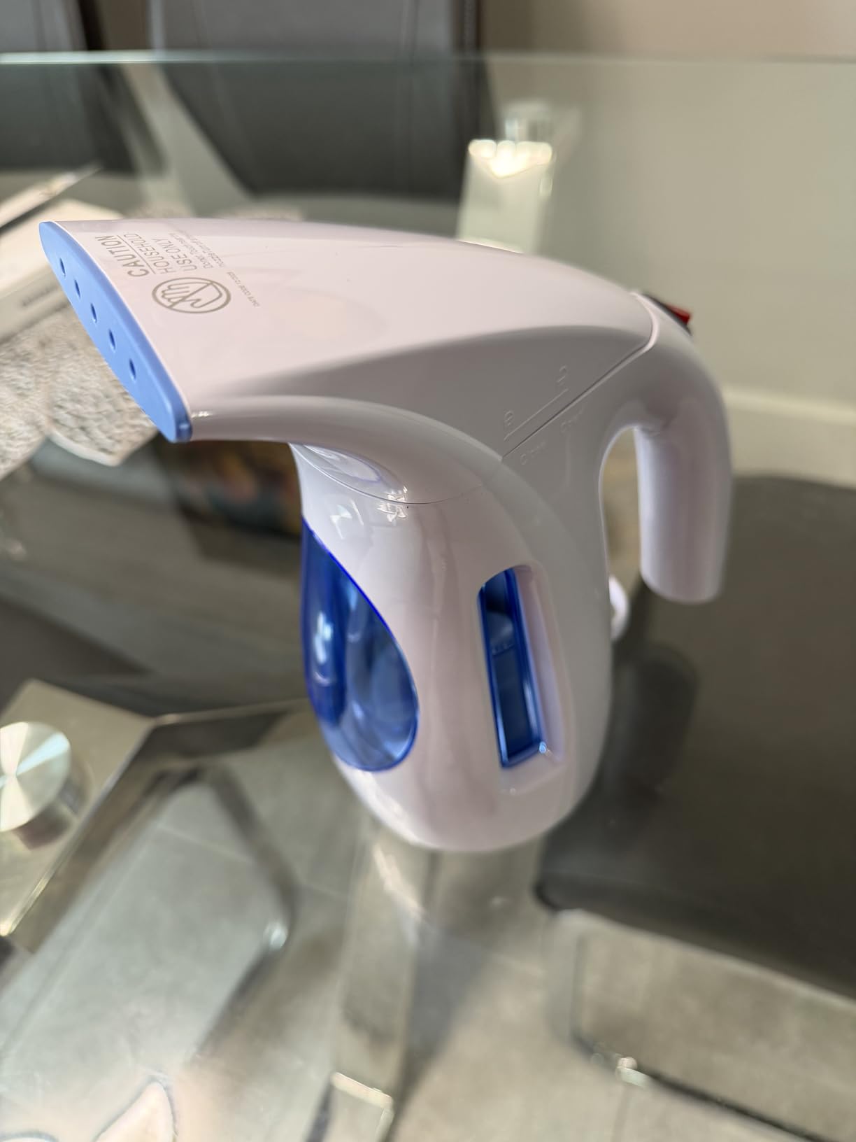 HiLIFE Steamer for Clothes, Portable Handheld Design, 240ml Big Capacity, 700W, Strong Penetrating Steam, Removes Wrinkle, for Home, Office(ONLY FOR 120V) (Ocean Blue) customer photo 2