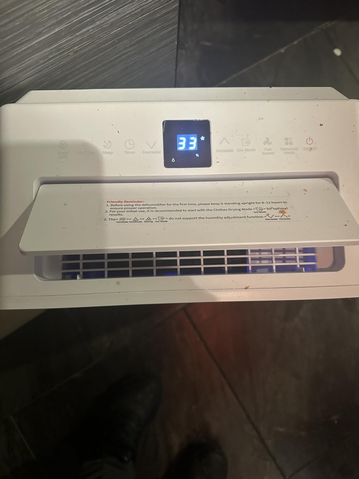 Ludatido 2026 Upgraded ENERGY STAR Dehumidifier, 80 Pint/Day, 5000 Sq.Ft for Whole Home & Basement, 1.72 Gal Tank, 35dB Quiet, Child Lock, Sleep/Fan/Dry Modes, 24H Timer & Auto Continuous Drain customer photo 1