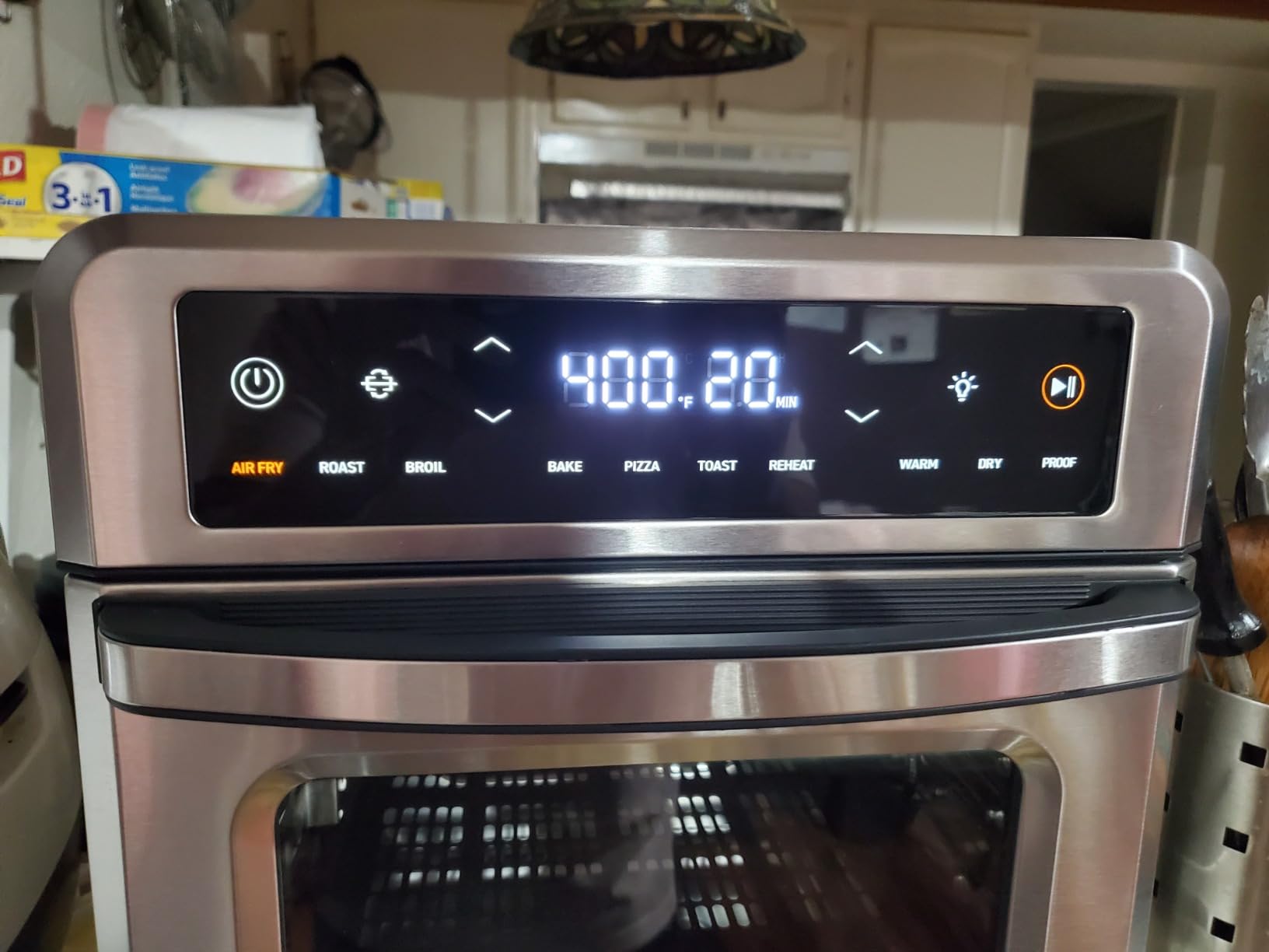 Cosori 11-in-1 Air Fryer Oven, 13Qt Small Footprint Airfryer combo with Rotisserie, Toast, Bake, Roast, Reheat Functions and more, Recipe Book & 6 Accessories Included, Perfect for Small Countertop customer photo 1