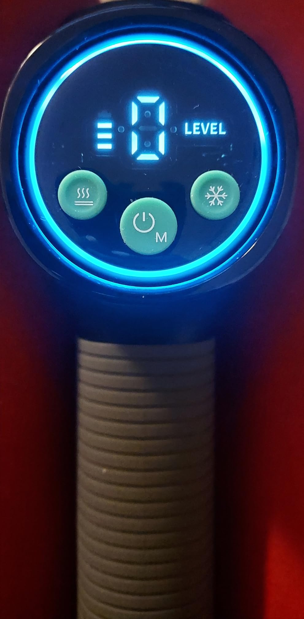 Massage Gun with Heat and Cold - [2026 Upgraded] Deep Tissue Percussion Massager, FSA Eligible Quiet Powerful Massager Gun for Pain Relief, LED Display, 5 Speeds, Carrying Case, HSA Approved customer photo 1