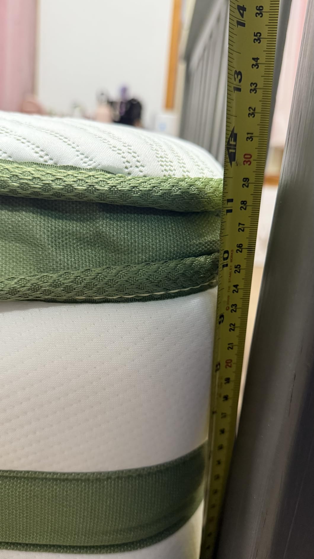 King Size Mattress 12 Inch, Hybrid King Memory Foam Mattress Medium Firm with 7-Zone Pocketed Coils for Back Pain Relief, Bamboo Mattresses in a Box, Assembled in USA, CertiPUR-US, Motion Isolation customer photo 2