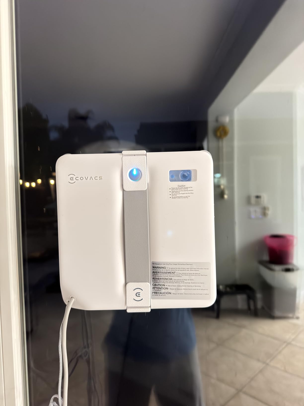 ECOVACS WINBOT MINI2 Window Cleaning Robot, Robot Window Cleaner with 5 Smart Cleaning Modes, Win-SLAM 4.0 Navigation, Automatic Glass Cleaner for Windows, Mirrors & Glass Doors customer photo 1