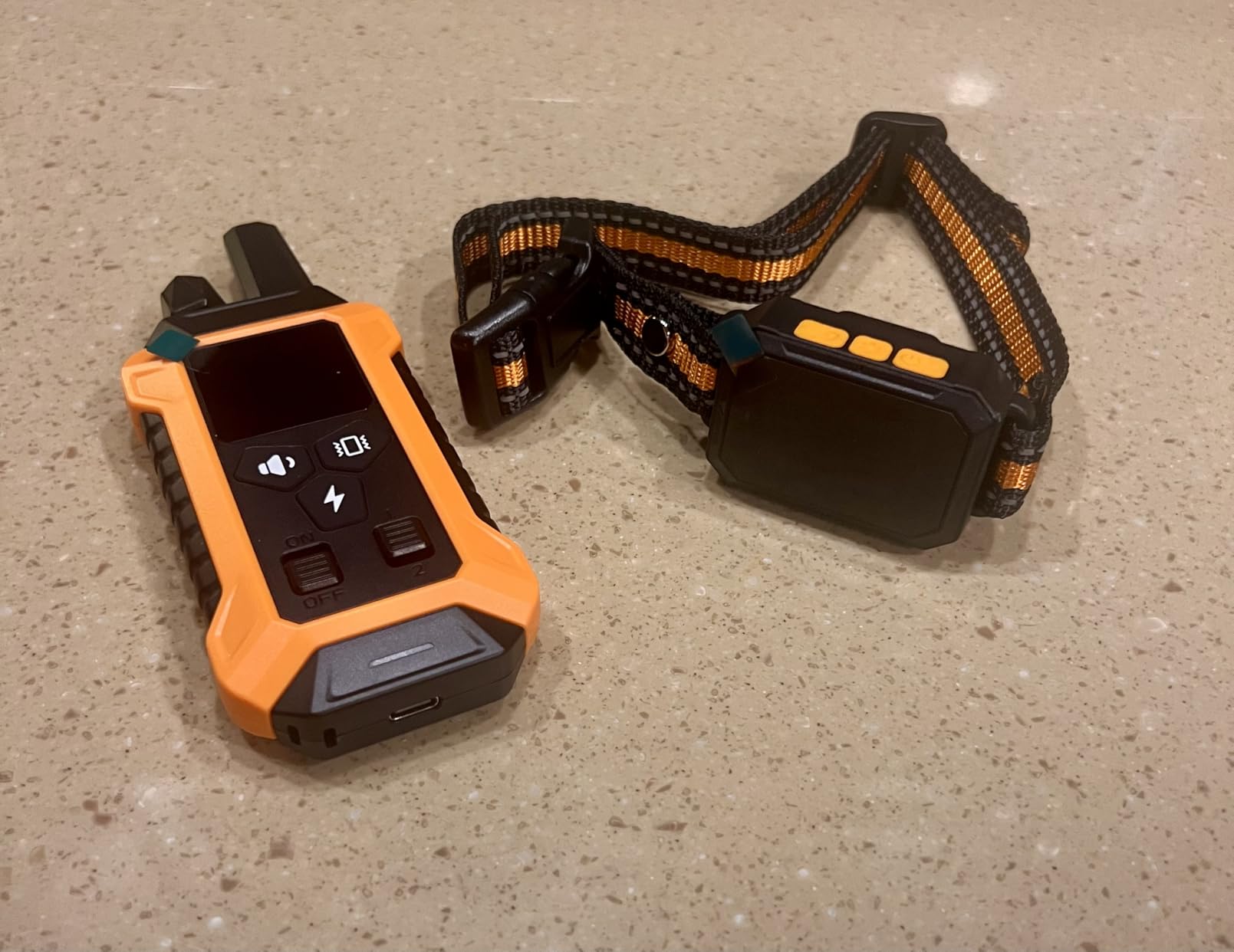 Meowant GPS Wireless Dog Fence &Training Collar with Remote, Free App, 82-7000ft Electric Fence, 3 Training Modes, Waterproof LCD Collar for Dogs Over 10Lbs, Outdoors customer photo 1