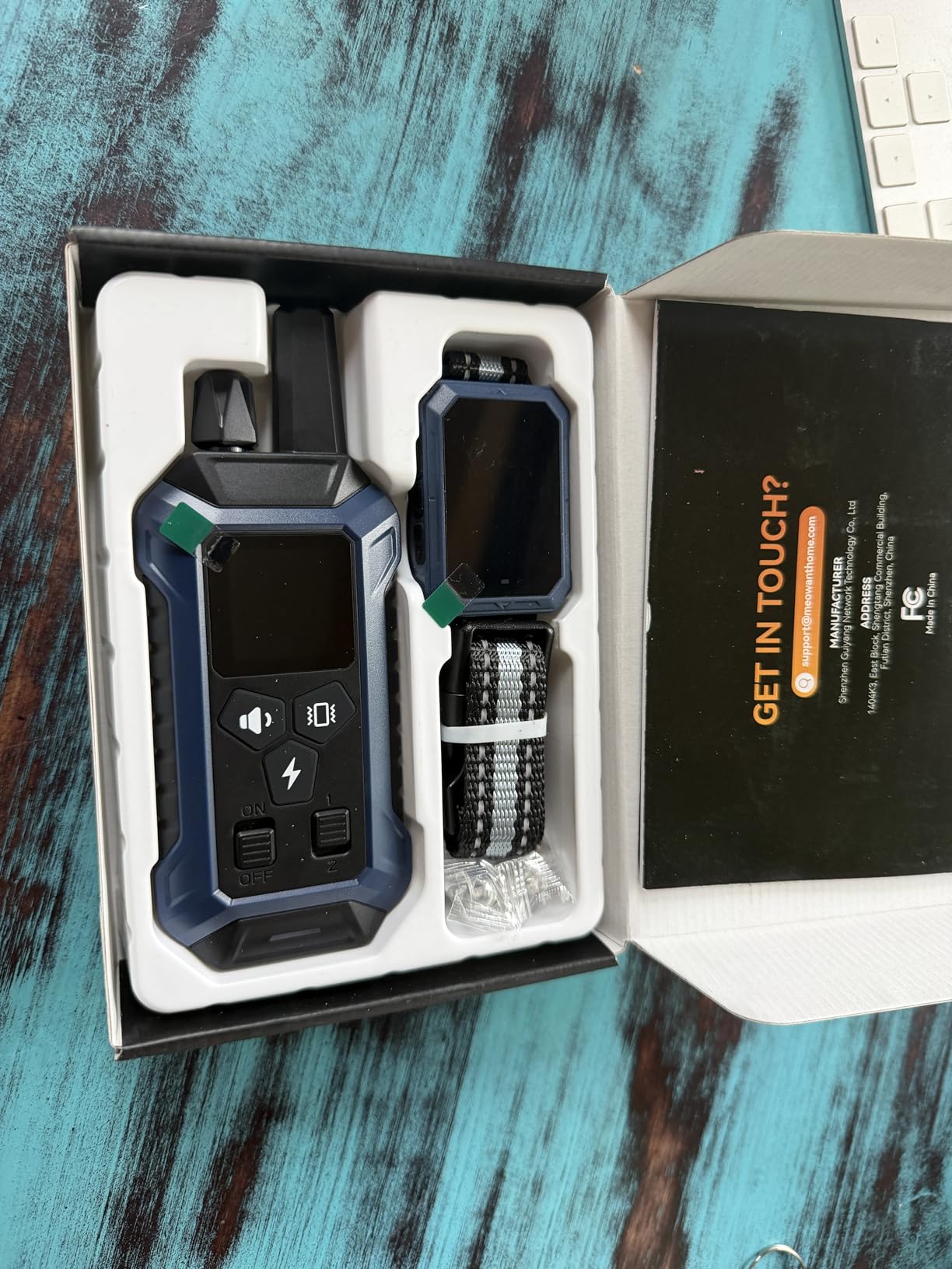 Meowant GPS Wireless Dog Fence &Training Collar with Remote, Free App, 82-7000ft Electric Fence, 3 Training Modes, Waterproof LCD Collar for Dogs Over 10Lbs, Outdoors customer photo 2