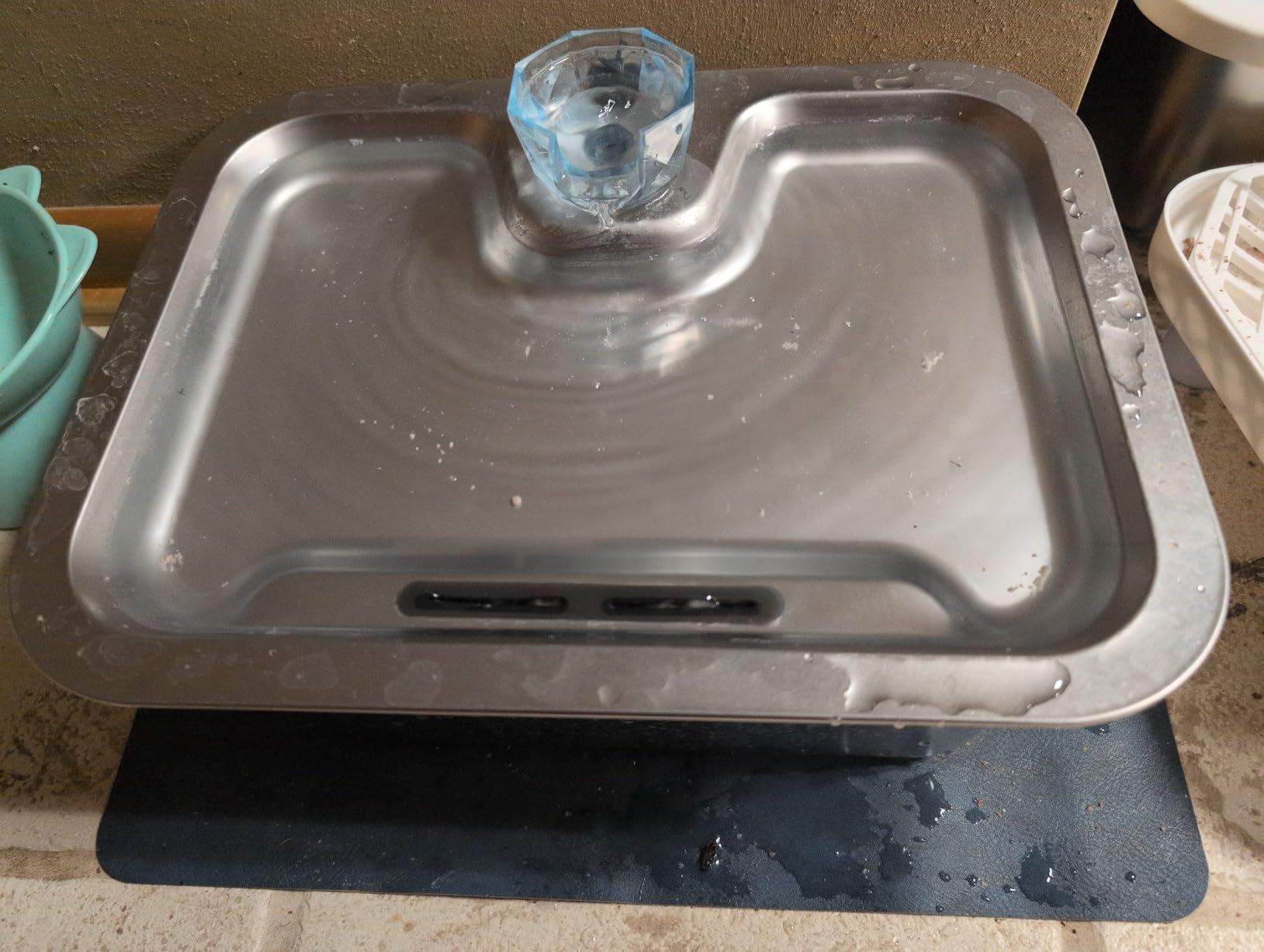 PETNF 3-Gallon 304 Stainless Steel Dog Water Fountain for Large Dogs, Extra Wide Drinking Area, Automatic Water Bowl Dispenser for Large Dogs & Multi-Pet Homes, 7-Stage Filtration System, Quiet Pump customer photo 2