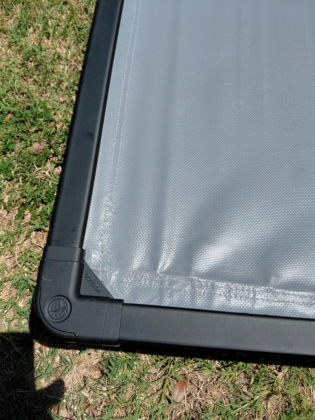 Veehoo Chew Proof Elevated Dog Bed, Indestructible Raised Dog Bed for Aggressive Chewers, Waterproof Dogs Training Platform for Indoor or Outdoor Use, 35 x22 inches, Black customer photo 1