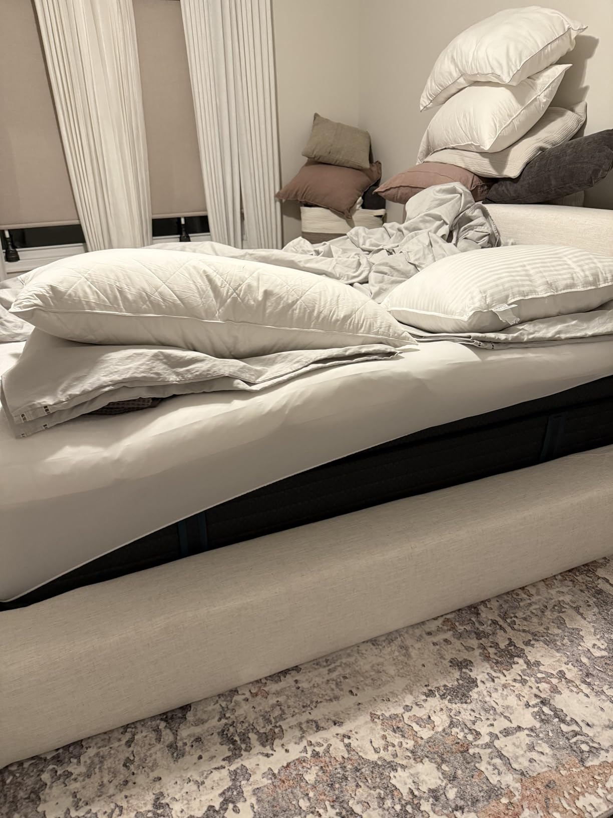 Sleepmax Extra Firm King Mattress 12 Inch - Deep Sleep Hybrid Mattress Pressure Relief - Deluxe Cooling Bed in Box for Back & Side Sleepers - CertiPUR-US Certified, 365-Night Trial, Forever Warranty customer photo 1