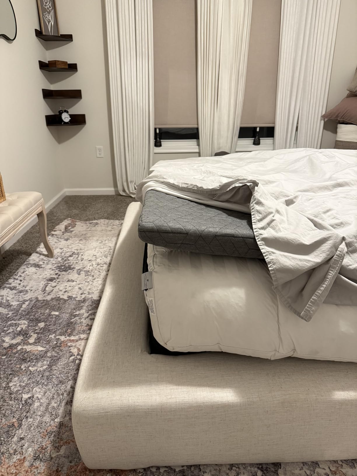 Sleepmax Extra Firm King Mattress 12 Inch - Deep Sleep Hybrid Mattress Pressure Relief - Deluxe Cooling Bed in Box for Back & Side Sleepers - CertiPUR-US Certified, 365-Night Trial, Forever Warranty customer photo 2