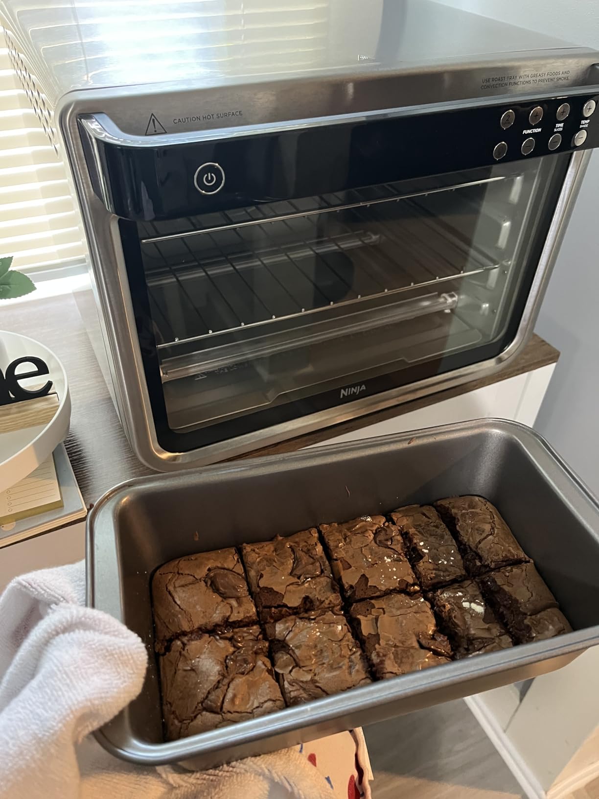 Ninja Double Oven Pro Smart XL Countertop Oven & Air Fryer | 30.2 Qt Capacity | 12-in-1 with Smart Finish & DualZone Tech | DCT801 customer photo 1