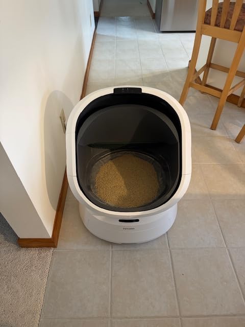 Automatic Litter Box with AI-Camera Waste Analysis, Auto Odor-Control Self Cleaning Litter Box, Large Open-Top Luma Smart Litterbox with Multi-Cats Recognition, Usage Tracking, Safety Sensors customer photo 1