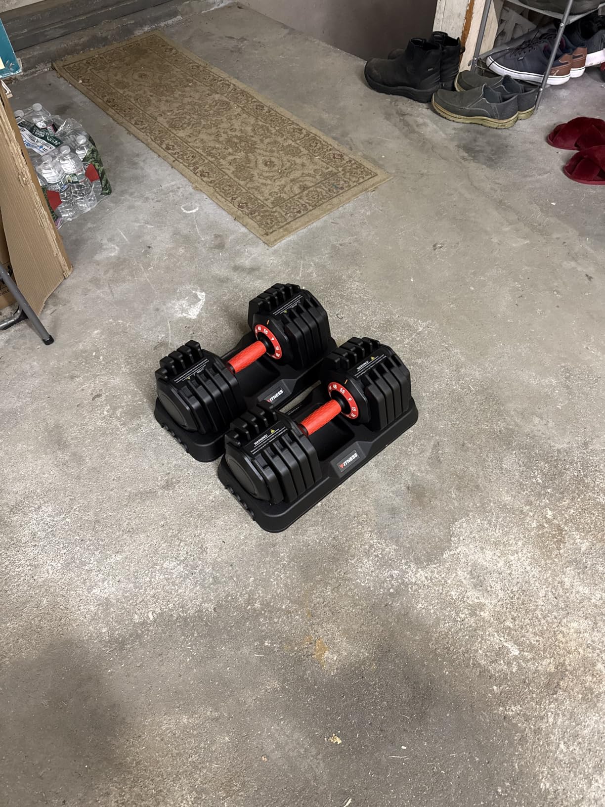 XDDIAS Adjustable Dumbbells Set of 2 for Strength Training, One-Hand Quick Adjust, 25/55/80/90 lbs Options, Anti-Slip Grip Handle, Compact Home Gym Weights for Men Women customer photo 1