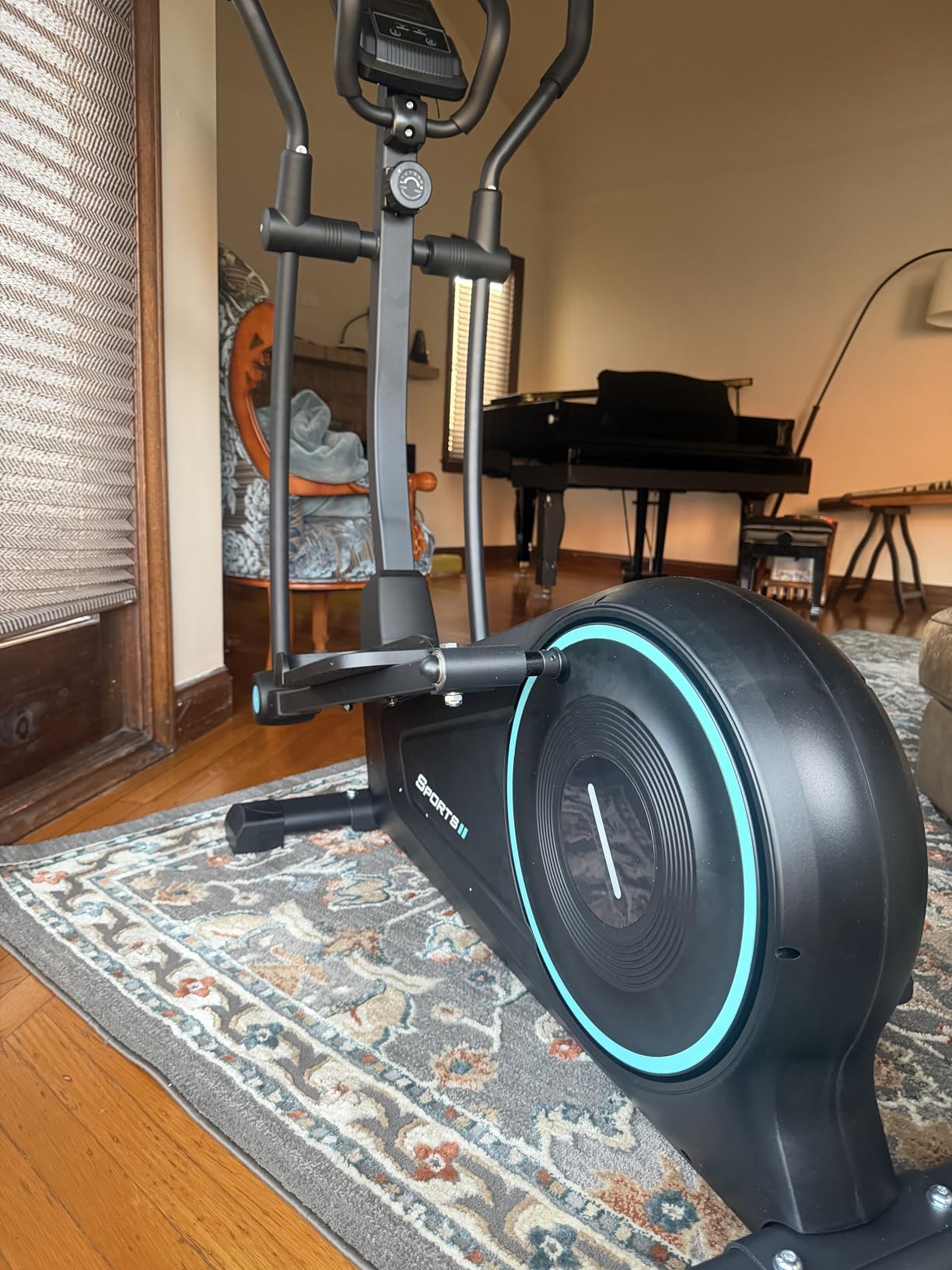 Dripex Elliptical Exercise Machine, Hyper-Quiet Magnetic Elliptical Machine for Home, 15.3