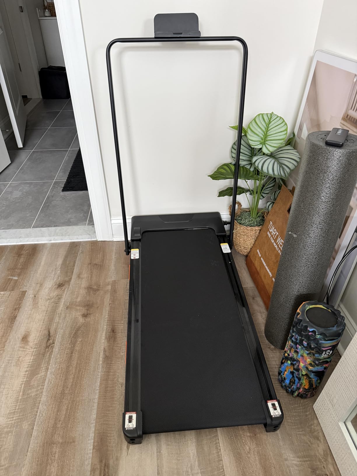 LONTEK Treadmill with Auto 20% Incline, Treadmills for Home, Portable Treadmill with 400lb Capacity Weight, 3.5HP Quiet Running Machine with Adjustable Handle Height, 42.5