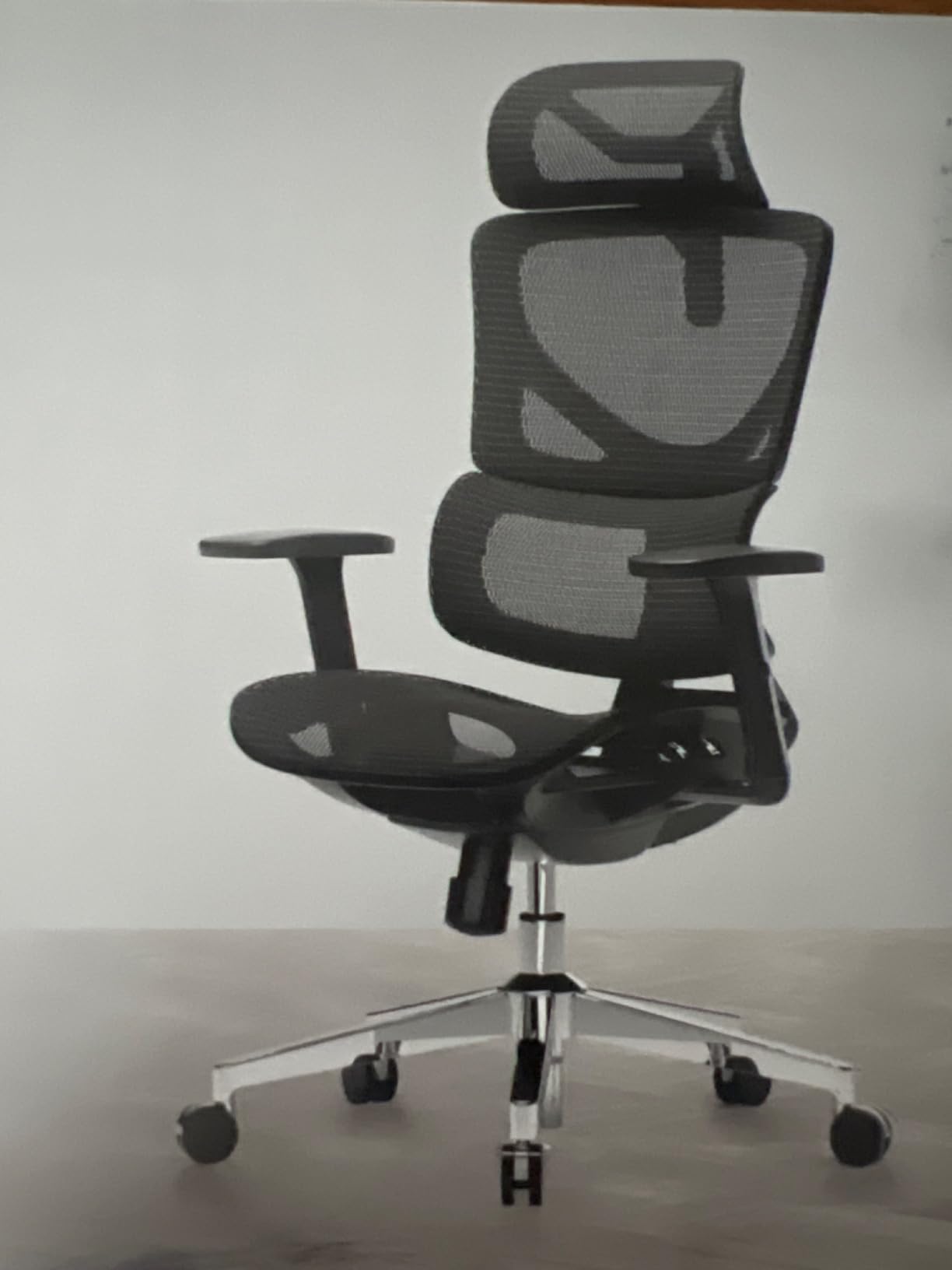 Ergonomic Office Chair with Lumbar Support - Over 10 Hours Sitting Comfortable, Mesh Big and Tall Home Computer Desk Chairs, 4D Headrest, 630 Degree Armrest, Seat Depth Adjustable, 330 LBS customer photo 1