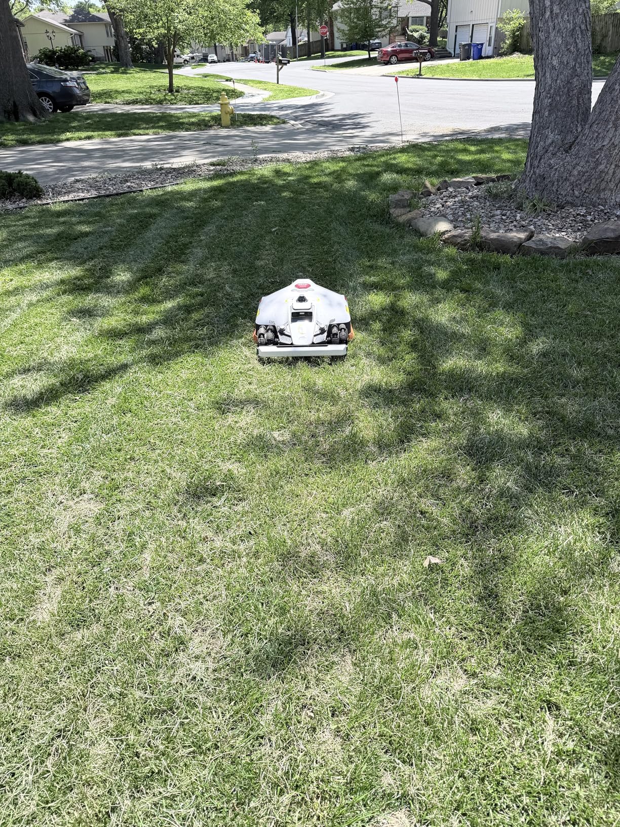 Mammotion LUBA 3 AWD 5000 Robot Lawn Mower, Perimeter Wire Free for 1.25 Acres, All-Wheel-Drive for 80% Slopes, 360 Degree LiDAR+NetRTK+AI Vision, 50 Multi-Zone Management, Cutting Height 1.0