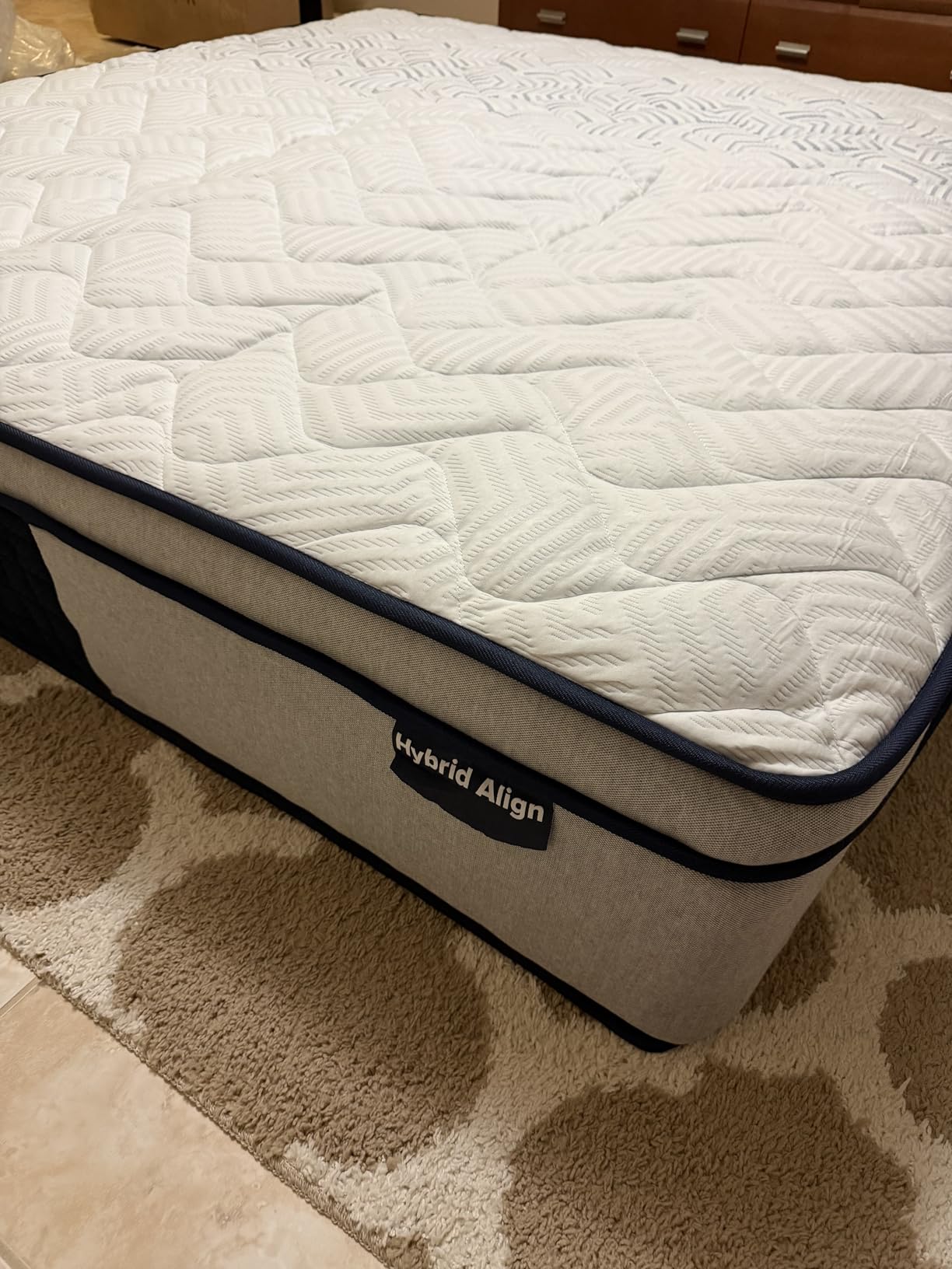 Firm Queen Size Mattress 14 Inch - Hybrid Mattress for Extra Back and Lumbar Support - 365 Nights Trial & 10 Years Warranty - Upgrade Pocket Springs Bed Mattress in a Box with Cooling Gel Foam Comfort customer photo 2