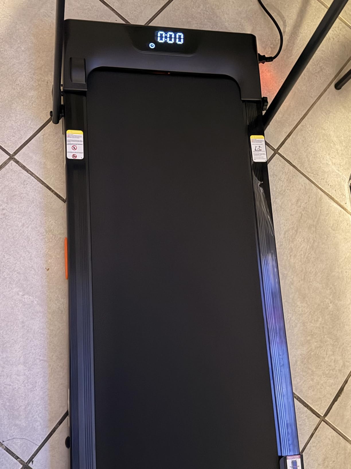 3-in-1 Walking Pad Treadmill with 16% Incline, Quiet Under Desk Treadmills for Home & Office, Compact Foldable Treadmill with Handles and 2.5HP Brushless, 330 LBS Capacity customer photo 2