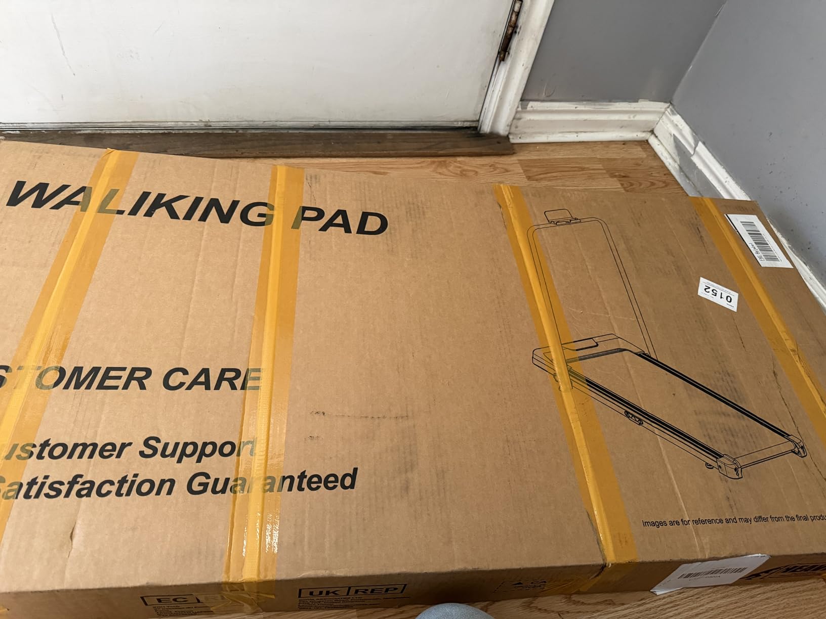 16% Treadmills for Home with Handle, 3 in 1 Portable Treadmill with Incline, Foldable Treadmill with Three Screen, 12 Preset Programs, 400Lbs customer photo 1