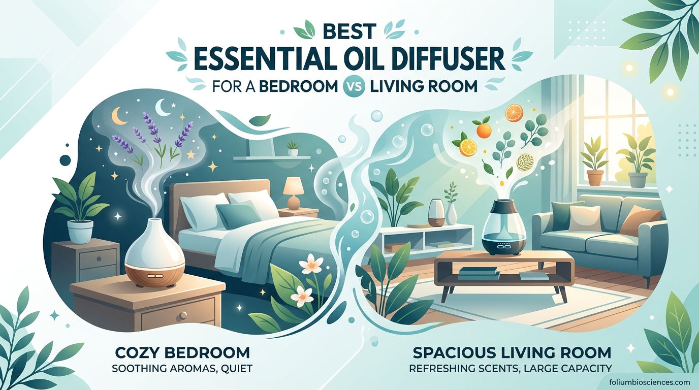 Best Essential Oil Diffuser for a Bedroom vs Living Room