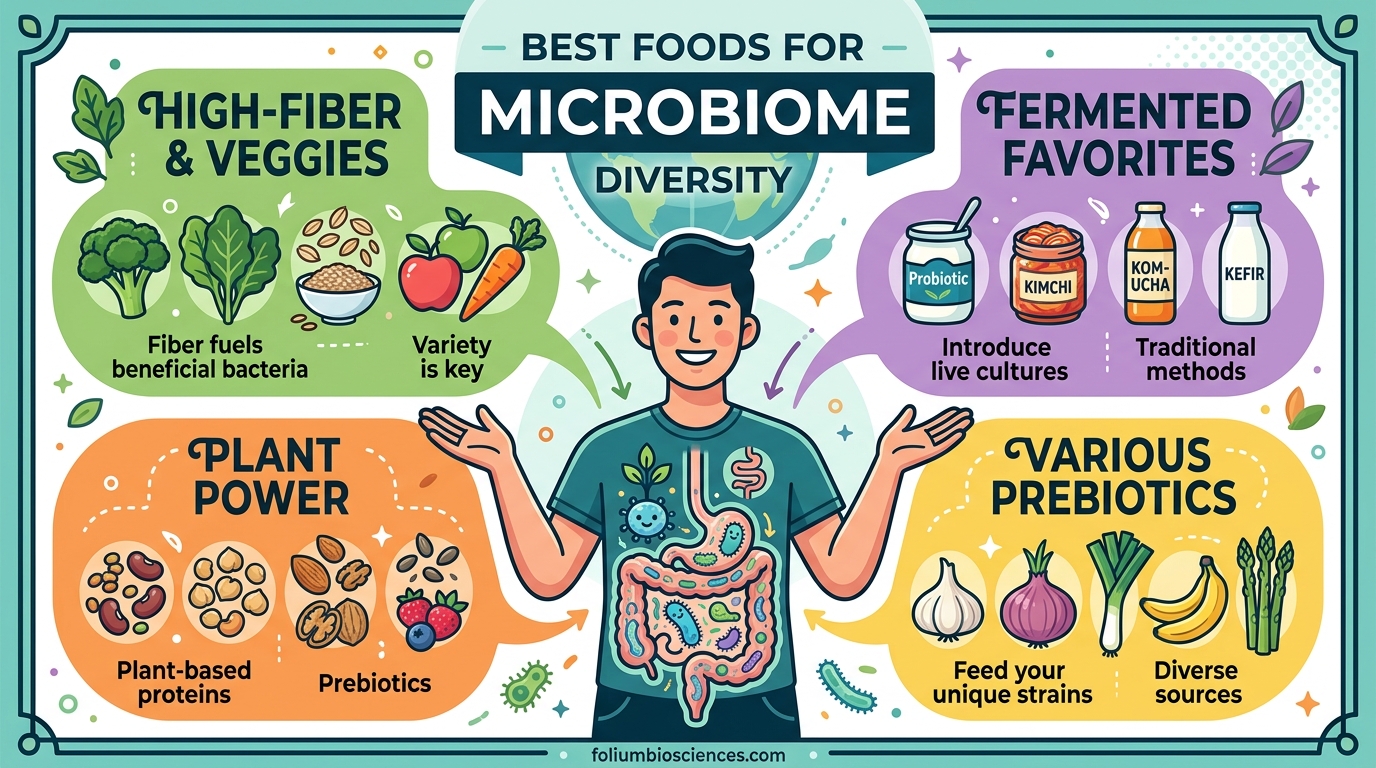 Best Foods for Microbiome Diversity