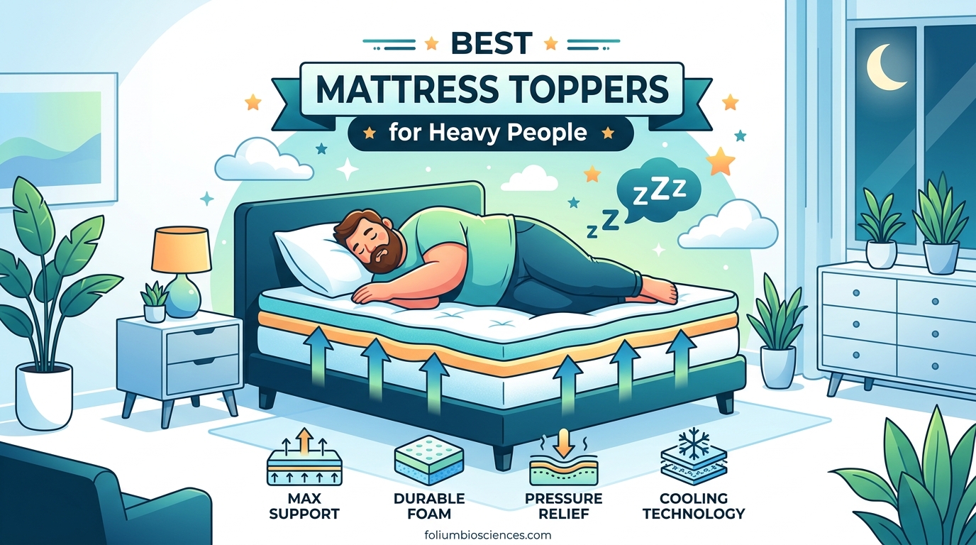 Best Mattress Toppers for Heavy People